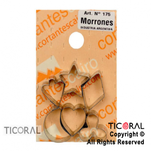 CORTANTE C 175 MORRONES HOJALATA x 1
